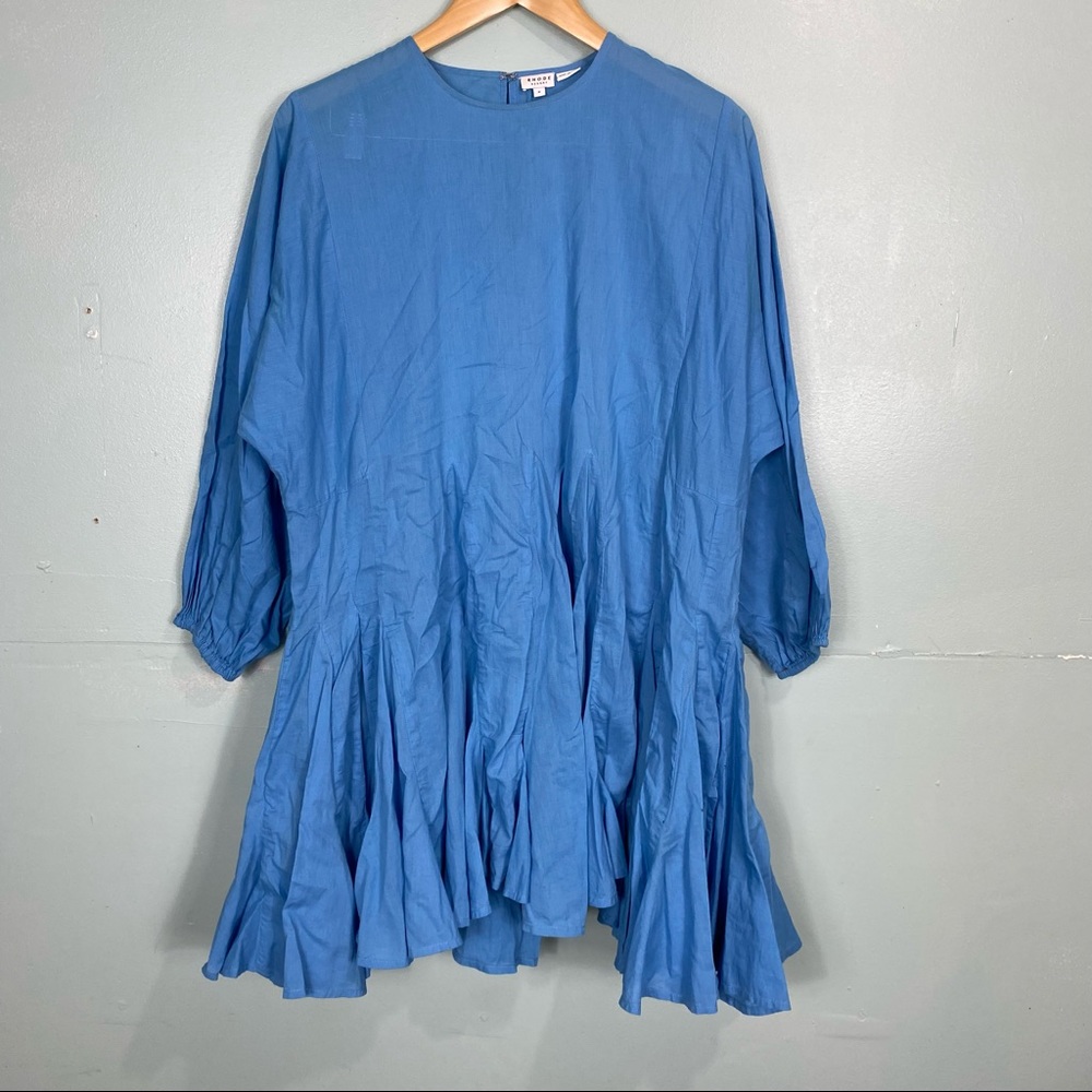 Rhode Resort Ella Dress Blue Belted Sz M